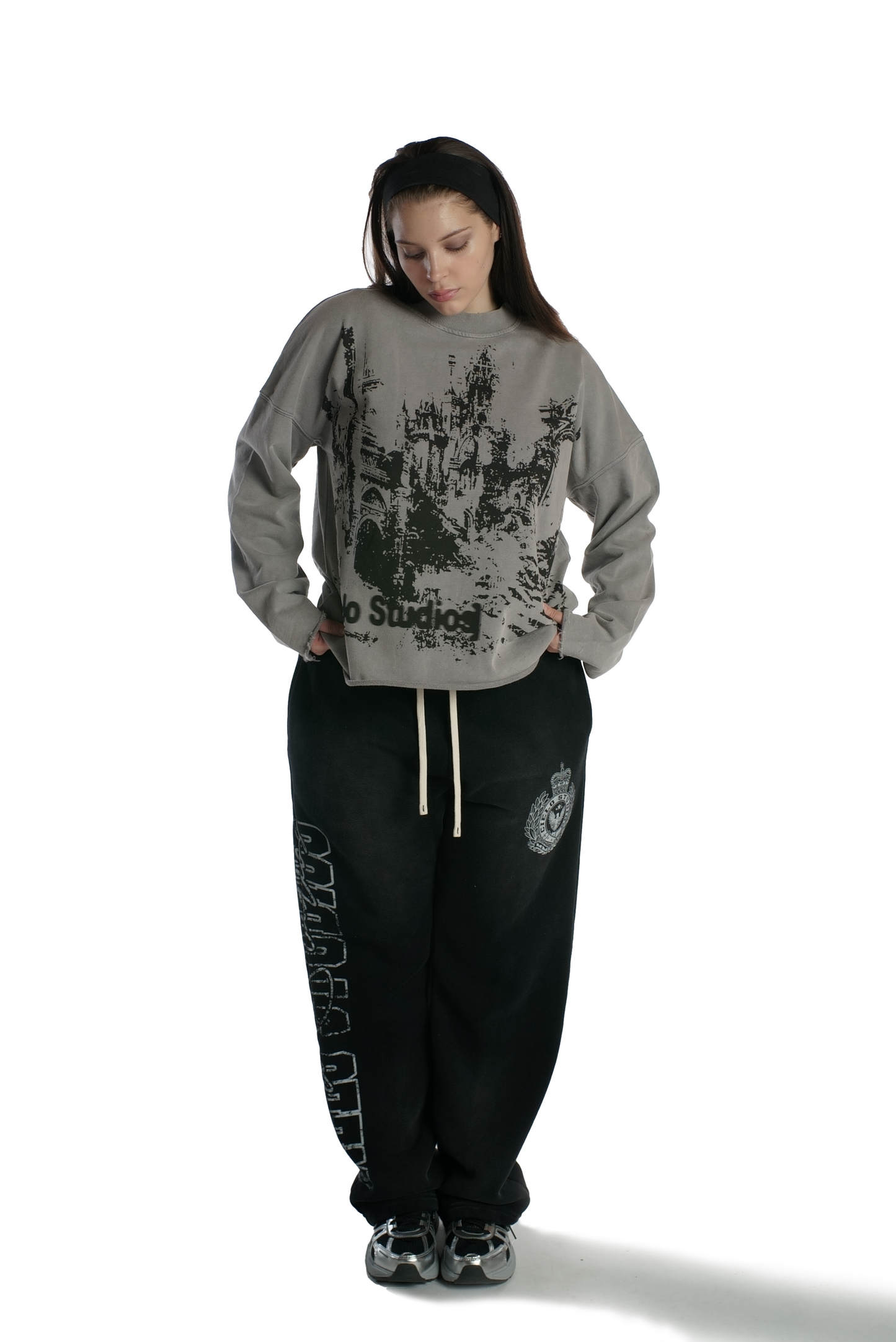 Gray "Haunted Castle" LongSleeve