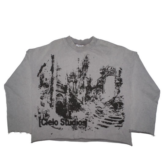Gray "Haunted Castle" LongSleeve