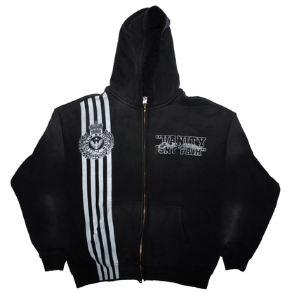 Black Zip-Up Hoodie