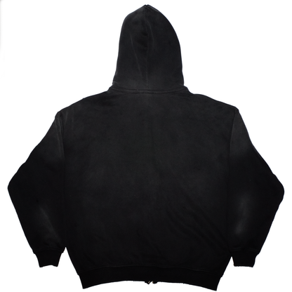 Black Zip-Up Hoodie
