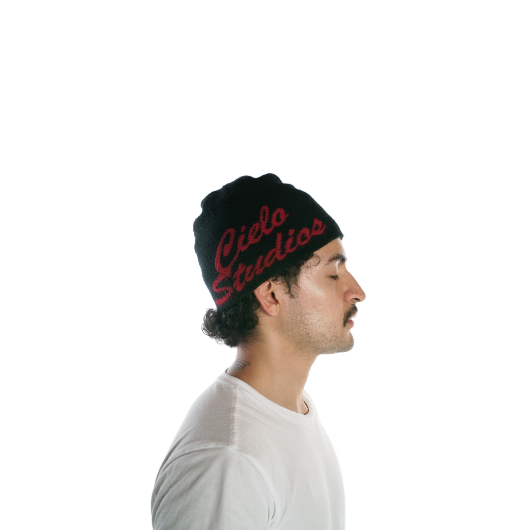 Black Logo Skull Cap