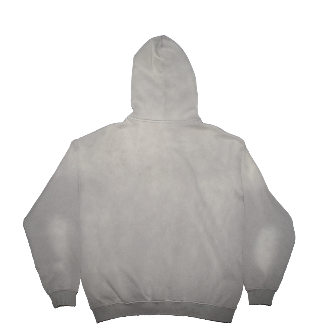 Gray Zip-Up Hoodie